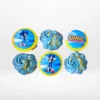 Sonic The Hedgehog Cupcake Topper Cupcakes by The Cravery, blue Sonic the Hedgehog-themed cupcakes handcrafted in Birmingham.