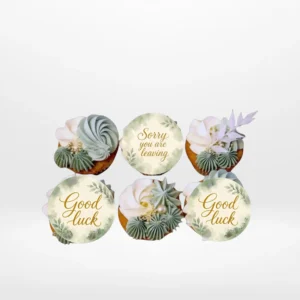 Sorry Your Leaving Cupcakes by The Cravery, handcrafted farewell cupcakes baked fresh in Birmingham.