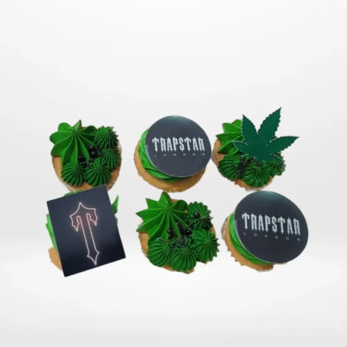 Star Cupcakes by The Cravery, handcrafted Trapstar-inspired cupcakes, freshly baked in Solihull.