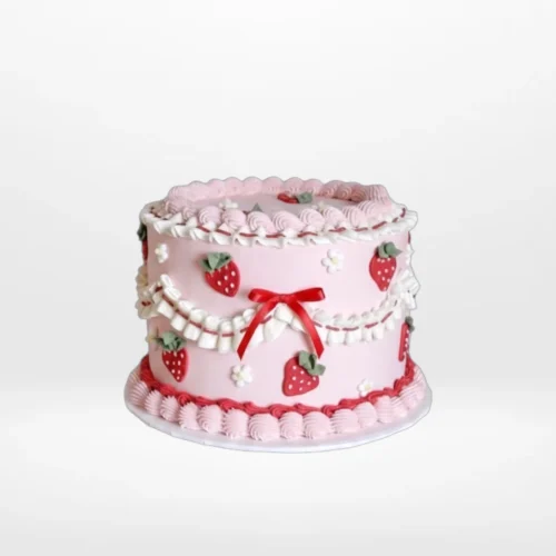 Cake with Strawberry from Cake Shop Moseley