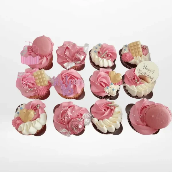 Sweet Sixteen Cupcakes by The Cravery, handcrafted cupcakes for 16th birthday celebrations in Solihull.