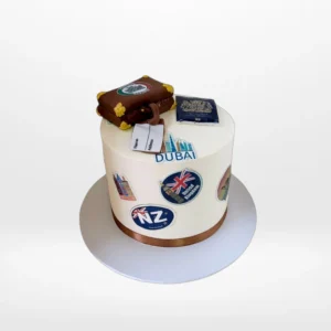 Travel Cake from Cravery's Birthday Cake Birmingham City Centre Delivery Service