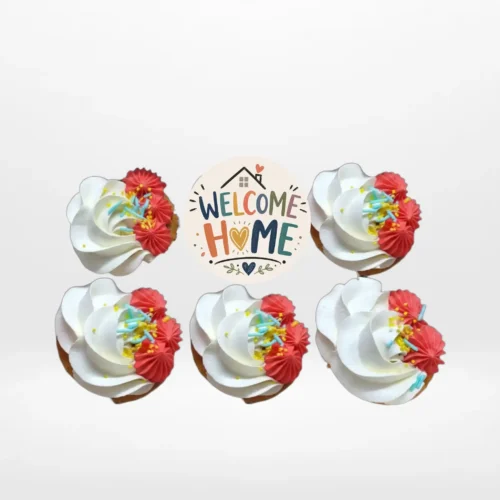 Welcome Home Cupcakes by The Cravery, handcrafted cupcakes baked fresh from our cupcake shop in Solihull.