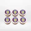 Aston Villa Cupcakes by The Cravery, handcrafted Birmingham cupcakes for football fans.