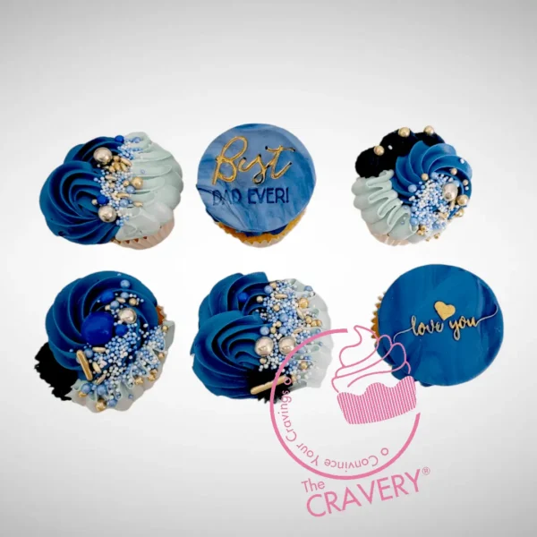 Best Dad Cupcakes by The Cravery, handcrafted cupcakes in Walsall.