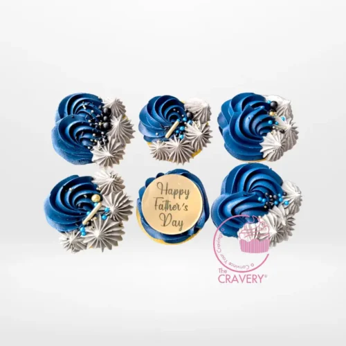 Cupcakes for Dad by The Cravery, handcrafted cupcakes in Solihull for Father’s Day.
