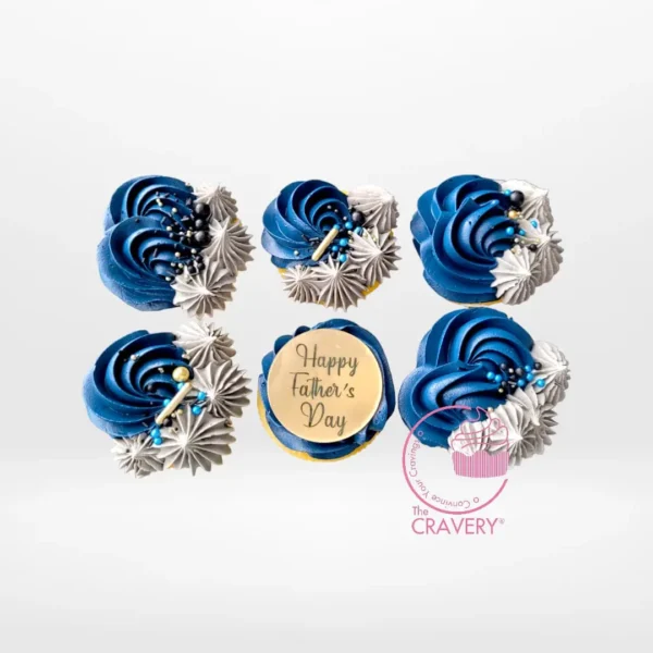 Cupcakes for Dad by The Cravery, handcrafted cupcakes in Solihull for Father’s Day.