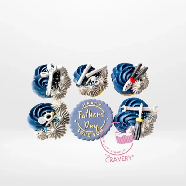 Cupcake for Dad by The Cravery, handcrafted cupcakes in Solihull for Father’s Day.