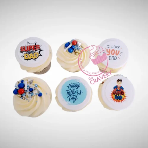 Dad Cupcake Cake by The Cravery, handcrafted cupcakes in Solihull.