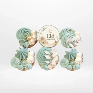Eid Mubarak Cupcakes by The Cravery, handcrafted and delivered across Birmingham.