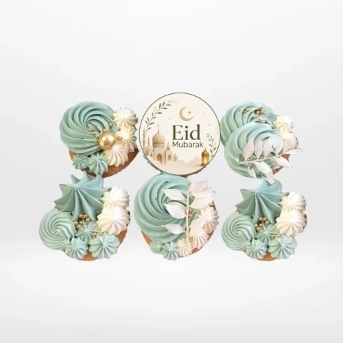 Eid Mubarak Cupcakes by The Cravery, handcrafted and delivered across Birmingham.