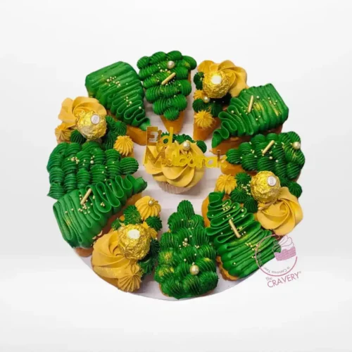 Eid Mubarak Pizza Cakes by The Cravery, realistic pizza-style cake for Eid from cake shop Birmingham.