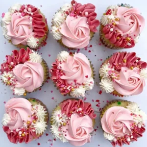 First Birthday Cupcakes by The Cravery, handcrafted baby cupcakes in Birmingham.