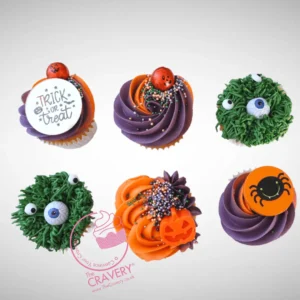 Halloween Cake and Cupcake Ideas by The Cravery, spooky handcrafted Birmingham cupcakes and cakes.