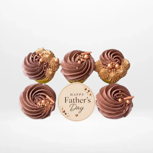 Happy Fathers Day Cupcakes by The Cravery, handcrafted Birmingham cupcakes.