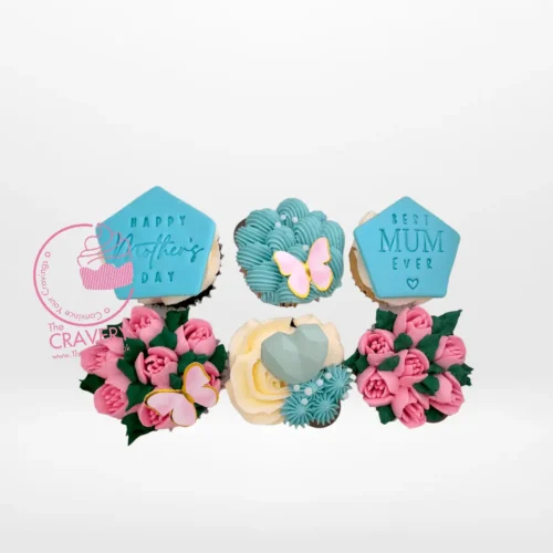 Mothers Day Cupcakes Near Me by The Cravery, elegant handcrafted cupcakes with cupcake delivery in Birmingham.