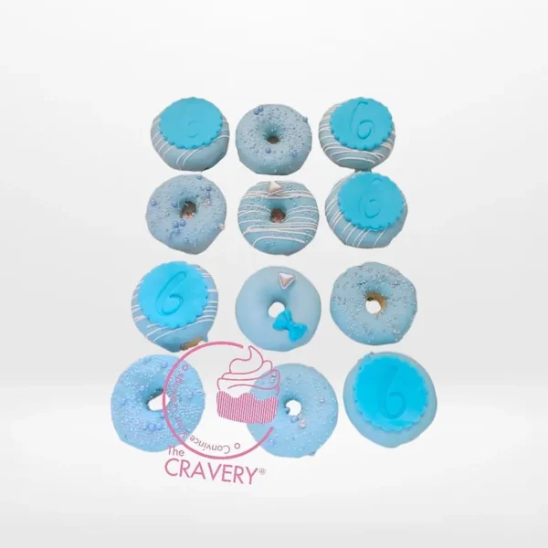 Mr Doughnut character-themed cake doughnut from a cake shop in Birmingham.