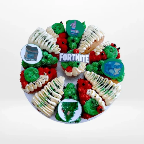 Pizza Cake with Fortnite by The Cravery, creative cake pizza cake from cake shop Birmingham.
