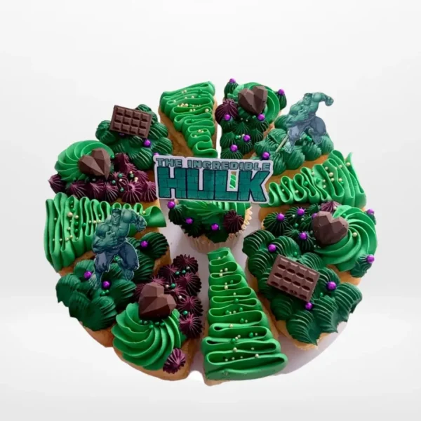 Pizza Cakes in Hulk Theme by The Cravery – superhero pizza birthday cake from birthday cakes Birmingham.