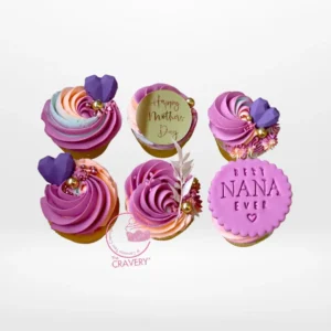 Mothers Day Cup Cakes by The Cravery, handcrafted Birmingham cupcakes for Mother’s Day.
