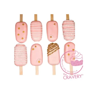 Babyshower cakesicles handcrafted at the best bakery in Birmingham