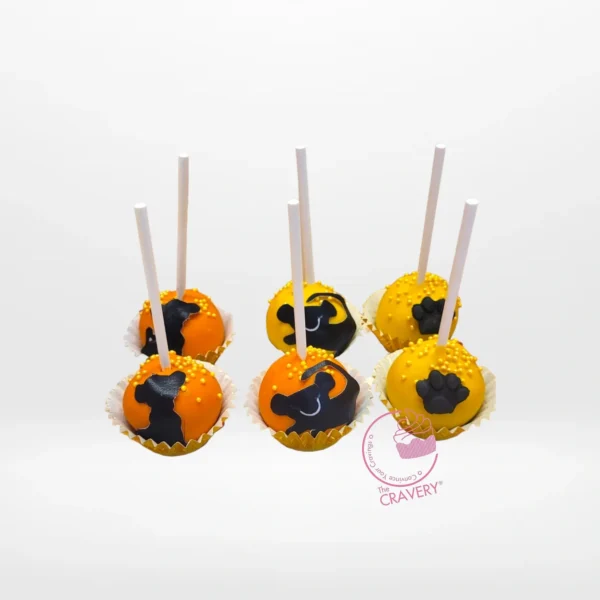 Lion King themed cake pop cake with handcrafted character decorations from a cake shop in Aston.