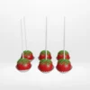 Christmas themed cake pops with festive decorations handcrafted by cake makers in Sutton Coldfield.
