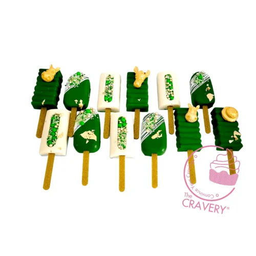 Animal mini cakesicles handcrafted by cake makers in Birmingham.