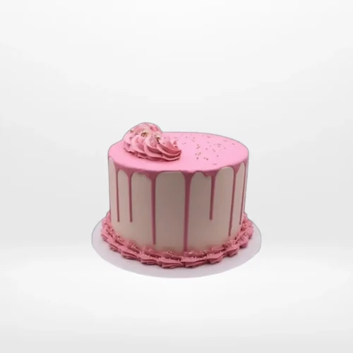 Cool modern cake with bold colours and smooth buttercream made in Birmingham.