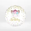Cat balloon with adorable animal-themed design from Cake Shop Dudley.