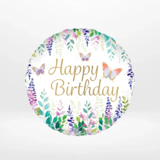 Flower balloon with elegant floral-themed design from Cake Shop Birmingham.