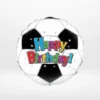 Football balloon with sporty football-themed design from Cake Shop Birmingham.