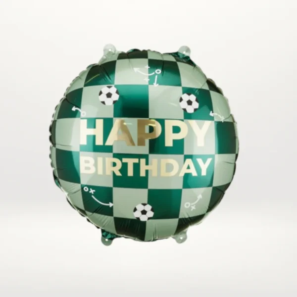 Football balloons with sporty football-themed design from Cake Shop Walsall.