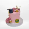 Personalised graduation cakes near me with cap and diploma from Cake Shop Dudley.