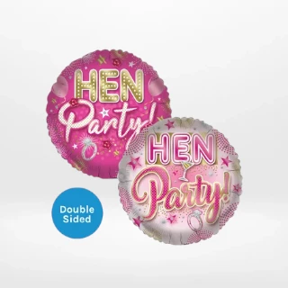 Hen party balloon with stylish celebratory design prepared in Birmingham.