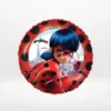 Miraculous Ladybug balloon with red and black superhero-themed design from Cake Shop Wolverhampton.