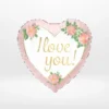 I love you balloon with romantic design and elegant styling prepared in Birmingham.