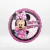 Minnie Mouse balloon with colourful character-themed design prepared in Birmingham.