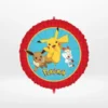 Pokemon balloon with colourful character-themed design prepared in Birmingham.