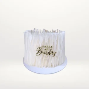 Trending cake with modern decorative styling and smooth buttercream finish handcrafted in Birmingham.