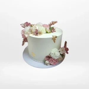 Birthday Cake for Women with elegant buttercream decorations from Cake Shop Birmingham