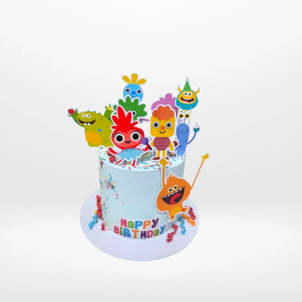 Noodle and Pals Birthday Cakes with edible character prints from Cake Shop Dudley