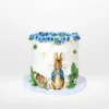 Peter Rabbit Birthday Cake with storybook themed decorations from Cake Shop Birmingham