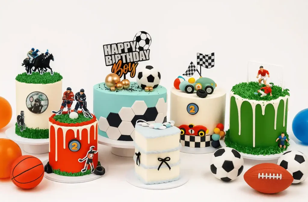 Sports Themed Cupcakes